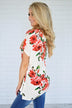 River of Roses Floral Top