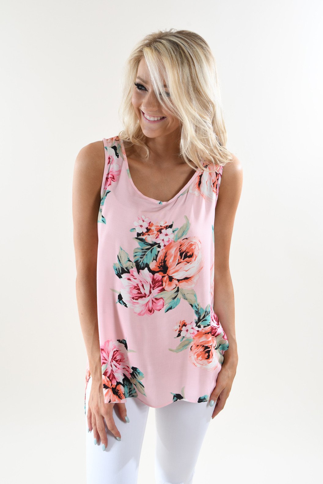 Brunch Ready Floral Tank Top