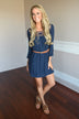 Two Step Dress ~ Navy