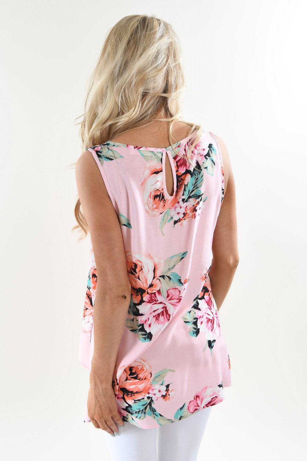 Brunch Ready Floral Tank Top