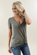 Keeping You Forever Pocket Top ~ Olive