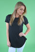 Feeling Holey Top ~ Black