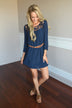Two Step Dress ~ Navy