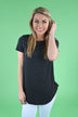 Feeling Holey Top ~ Black