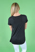 Feeling Holey Top ~ Black