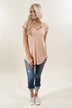 The Promise Criss Cross Top ~ Taupe