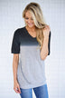 Grey Dye Top