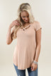 The Promise Criss Cross Top ~ Taupe