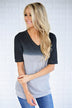 Grey Dye Top