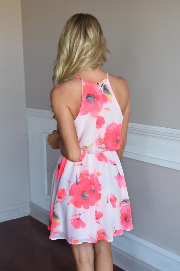 Wallflower Dress ~ Pink