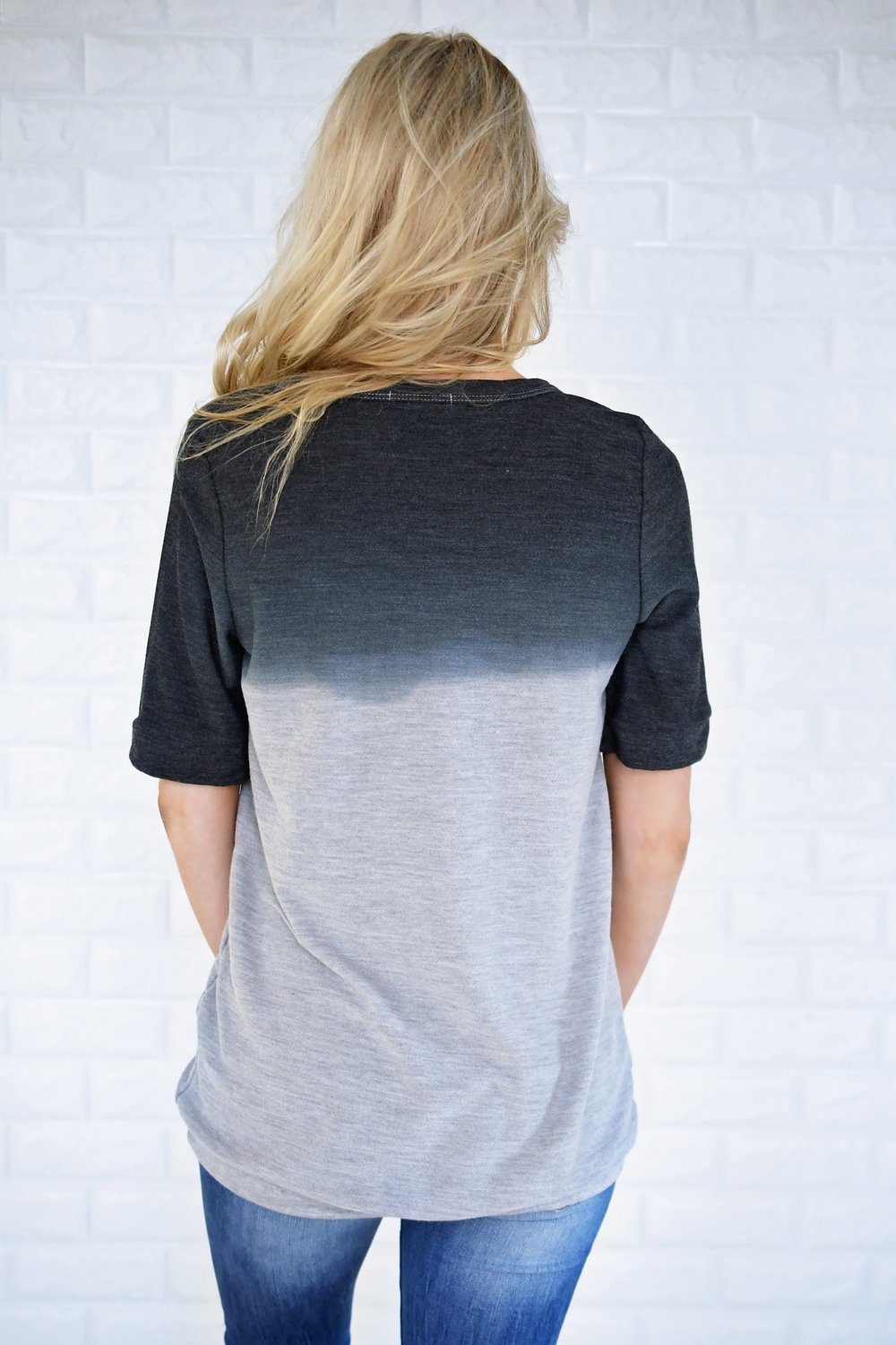 Grey Dye Top