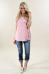 It's All Cool Detail Sleeve Top ~ Pink