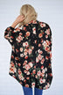 Find My Way Floral Cardigan - Black