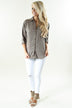 Essential Button Up Top ~ Mocha