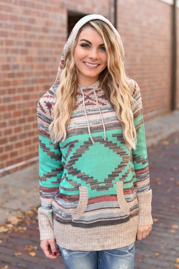 Angie Aztec Hoodie