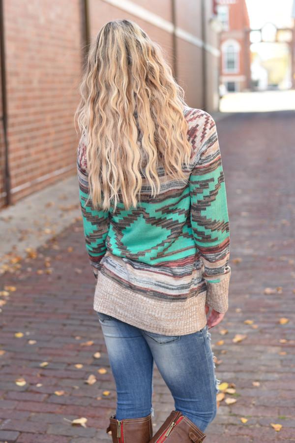 Angie Aztec Hoodie