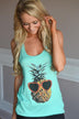 Blue Pineapple Top