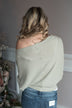 Off The Shoulder Top ~ Light Green