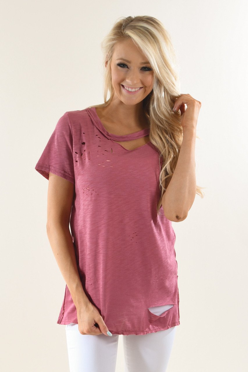 Berry Holey Top