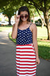 Stars & Stripes Maxi Dress