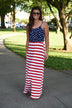 Stars & Stripes Maxi Dress
