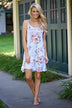 Fall Floral Mid Length Dress