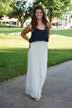 Simple & Chic Maxi Dress ~ Navy