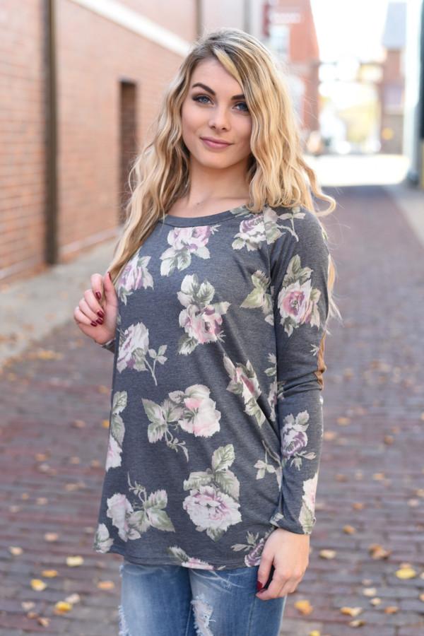 Close Encounter Floral Tunic Top