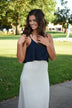 Simple & Chic Maxi Dress ~ Navy
