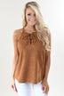 Per-Suede Me Tank - Tan