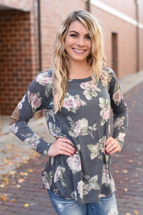 Close Encounter Floral Tunic Top