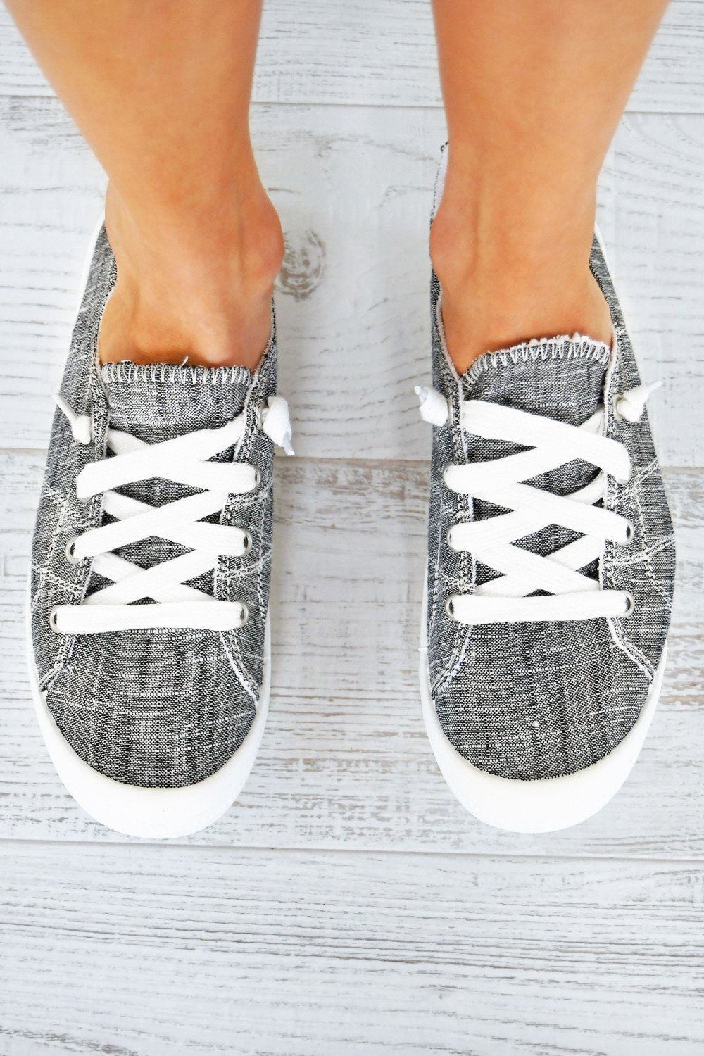 Not Rated ''Rae'' Sneakers ~ Charcoal
