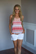 Summertime Dreaming Tank ~ Coral
