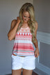 Summertime Dreaming Tank ~ Coral