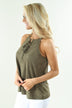 Per-Suede Me Tank - Olive