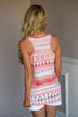 Summertime Dreaming Tank ~ Coral