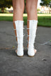 White Gladiator Sandals **Limited Sizing Available**