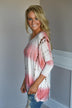 The Girl Loves Pink Top ~ Tie Die
