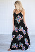 Rumor Has It Black Floral Dress