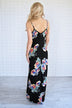 Rumor Has It Black Floral Dress