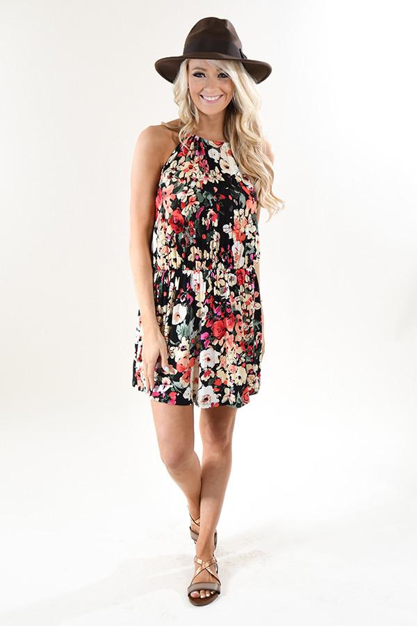 Floral Bouquet Dress – The Pulse Boutique