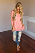 Make a Statement Top ~ Coral