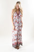 Ethnic Print Maxi Dress