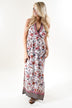 Ethnic Print Maxi Dress