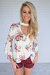 Country Flair Mock Neck Top