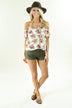 Strappy Floral Top