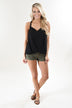 Lucky Black Tank Top
