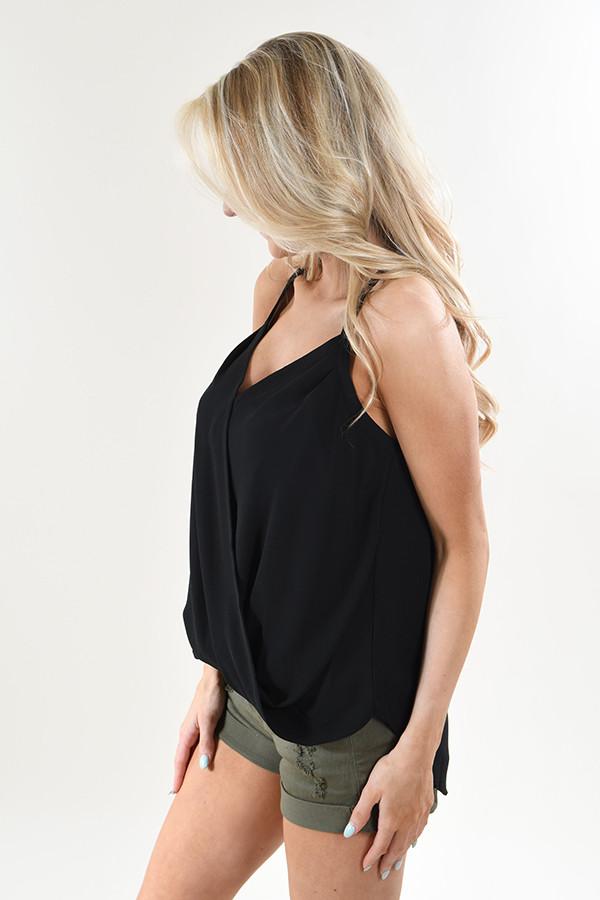 Lucky Black Tank Top