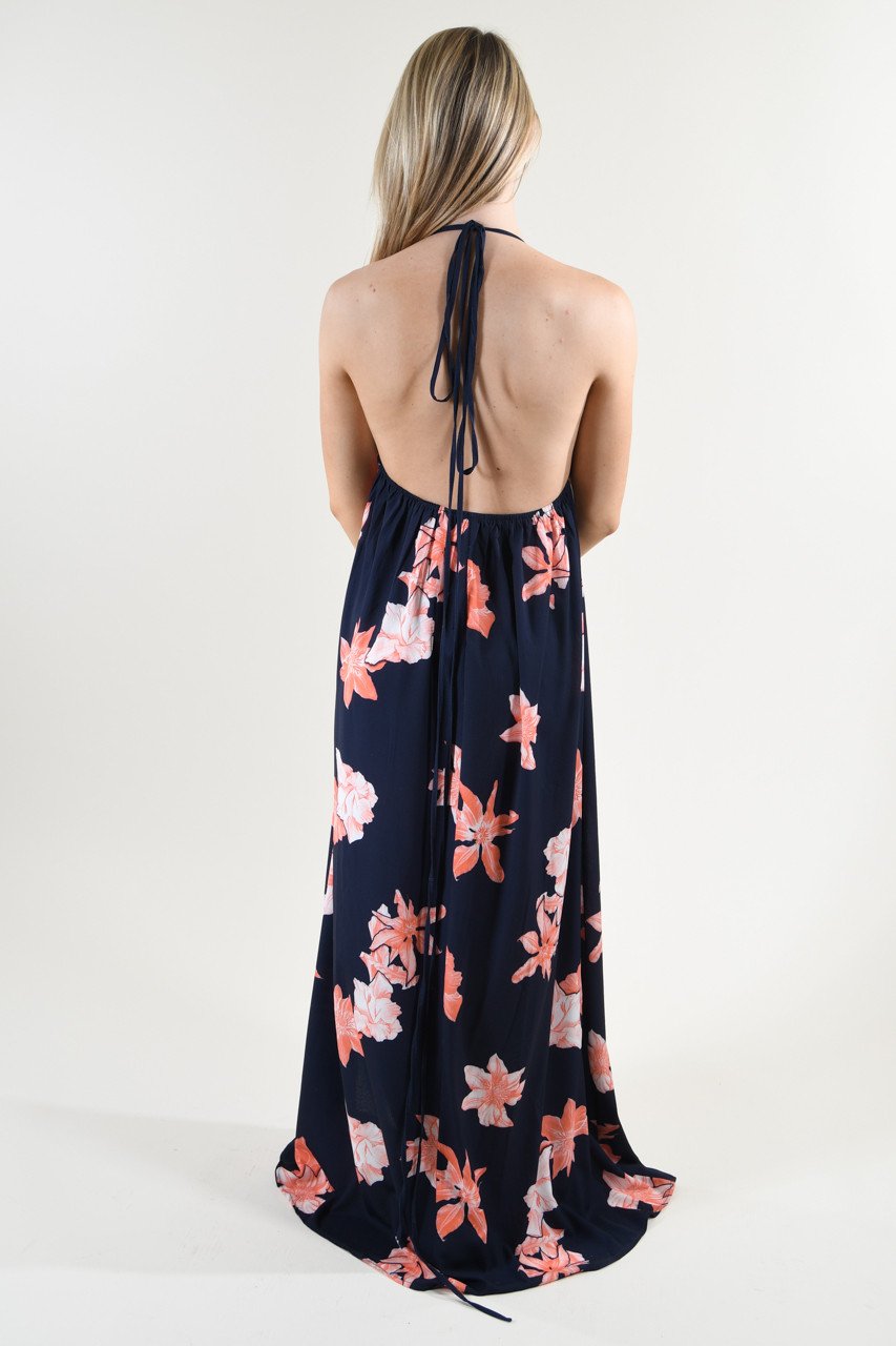 Sultry Summer Maxi Dress ~ Navy