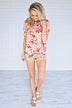 Everyday Beauty Floral Top ~ Pink